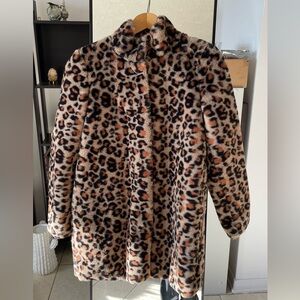 🐆 Leopard Faux-Fur Coat – Vero Moda